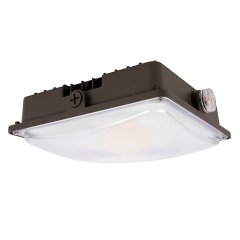 LED Parking Garage Canopy Light With Bypassable Photocell - Selectable CCT & Wattage - 30W / 40W / 50W - 3000K / 4000K / 5000K - 6250 Lumens
