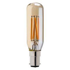 LED Filament Bulb with BA15D Bayonet Base - 25 Watt Equivalent Vintage Restoration Hardware Style Light Bulb with Gold Tint - Dimmable - 230 Lumens