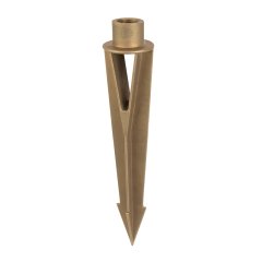 Solid Cast Brass 10” Stake for Landscape Fixtures