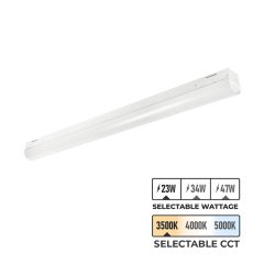 MaxLite 4ft Linear Strip GEN 2 - Control Ready - Selectable Wattage - Selectable CCT - Up To 6,110 Lumens