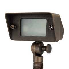 Solid Brass LED-Ready Landscape Spot Light - G4 Bulb Drop-In - Fixture Only