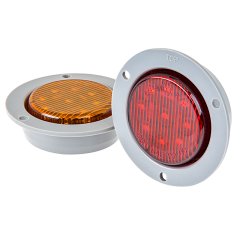 M5 series 2in Round LED Marker Lamp with Flange