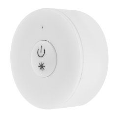 Mini RF Single Color Push Button LED Dimmer Switch w/ Magnetic Base for EZ Dimmer Controller