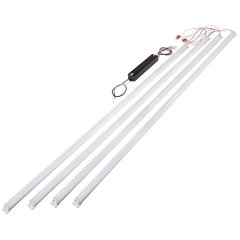 48W LED Magnetic Tube Troffer Retrofit Kit - 2x4 Troffer - 4 Tubes - 4800 Lumens - Dimmable - Natural White