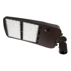 480W LED Parking Lot/Shoebox Area Light - 67,000 Lumens - 2000W MH Equivalent - 5000K - Knuckle Slipfitter Mount