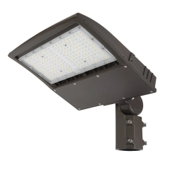 LED Parking Lot Light - 100W Shoebox Area Light - 400W Metal Halide Equivalent - 13,500 Lumens - 5000K - Optional Photocell 