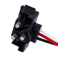 Right Angle 3-Wire Pigtail for Trailer Lights - 3-Pin PL-3 Plug - 10" Lead
