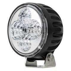 LED Auxiliary Light - 3.25&quot; Round 12W Heavy Duty Off Road Driving Light with Black Finish