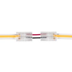 Solderless Clamp-On Up / Down ‘L’ Wire Connector - 8mm COB  LED Strip Lights