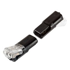 24-18 AWG Wire Splice Quick Connectors - Dual Channel Terminal Splice Pair