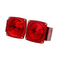 Optronics ONE LED Trailer Tail Light - 6 / 7 Function - Submersible - Square - 1 LED - Passenger Side / Driver Side