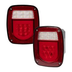 Optronics GloLight LED Combination Trailer Tail Light - 4 / 5 Function - Submersible - 36 / 39 LEDs - Passenger Side / Driver Side