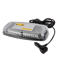 Mini Emergency 12" LED Light Bar - Magnetic Surface Mount - 12V Plug