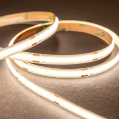 5m White COB LED Strip Light - COB Series LED Tape Light - 220 lm/ft - IP20 - 24V - 2700K