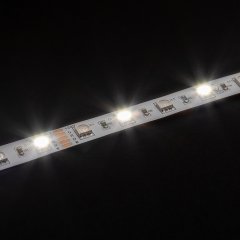 5m RGB+W LED Strip Light - Color-Changing LED Tape Light - 12V/24V - IP20 - Natural White 4000K - 196.9in (16.40ft)