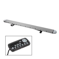 48” LED Strobe Light Bar - Spot Light - With Controller - Amber / Amber and White