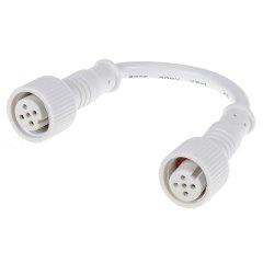 RGBW and RGB+W Jumper Cable - 50mm - Male to Male Connector - STW Series Compatible - Waterproof