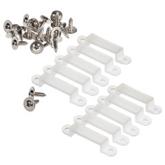 14mm Silicone Mounting Clip and Screws for STW Series Waterproof Strip Lights