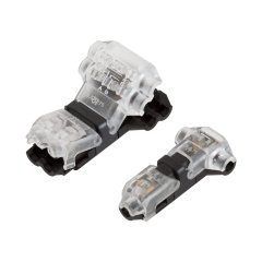 Clear 24-18 AWG &amp;quot;T&amp;quot; Tap Wire Splice Connectors - Single, Dual Channel