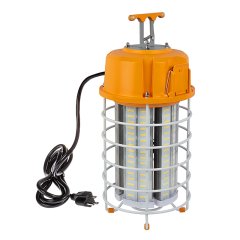 120W Temporary Work Light with Power Cord and Built-In Latch - 400W Equivalent - 15000 Lumens - 5000K