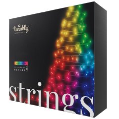 Twinkly Strings - RGB LED String Light - App Controlled - Green Wire - 100 LEDs / 250 LEDs / 400 LEDs / 600 LEDs