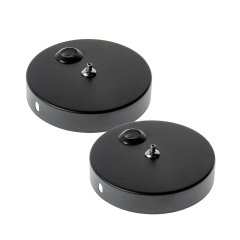 Canopy Suspension Mount - Black - Up/Down Linear Pendant Light
