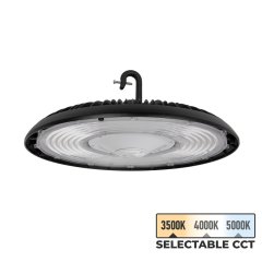 LED UFO High Bay - Field Selectable Power and Color - Up To 33,600 Lumens - Optional Motion Sensor - 150W / 200W / 240W - 3500K / 4000K / 5000K