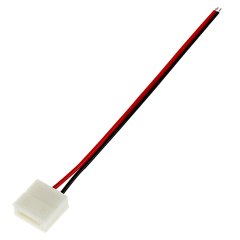 WFLS10-2CPTH 10mm Flexible Light Strip Solderless Clamp On Pigtail Adapter - Clamp On Pigtail Adapter