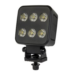LED Work Light - 3.5” Vibration Resistant Flood Light - 60W - 4,500 Lumens - Single / 2-Pack