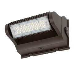 40W Rotatable LED Wall Pack - Bypassable Photocell - 5800 Lumens - 175W MH Equivalent - 5000K