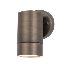 4" Deck / Step Brass Up or Down Sconce - 12V LED Ready Landscape Fixture - Optional MR16 Bulb - 2700K / 3000K / 4000K / 6500K