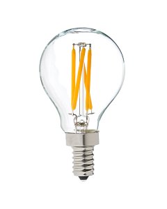 G14 LED Filament Bulb - 40 Watt Equivalent LED Candelabra Bulb - Dimmable - 370 Lumens