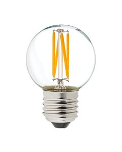 G16.5 LED Filament Bulb - 40 Watt Equivalent Globe Bulb - Dimmable - 285 Lumens