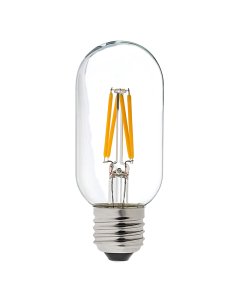LED Vintage Light Bulb - T14 Shape - Radio Style LED Bulb with Filament LED