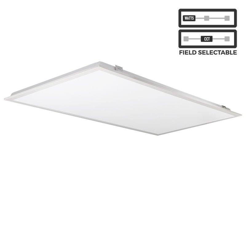2X4 Led Backlit Panel Light - Selectable Wattage 30W / 40W / 50W -  Selectable Cct 3500K / 4000K / 5000K | Super Bright Leds
