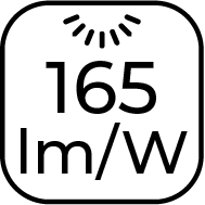 High Efficacy 165-LPW