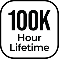 100,000 Hour Lifetime